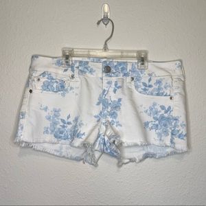 American eagle floral Jean shorts